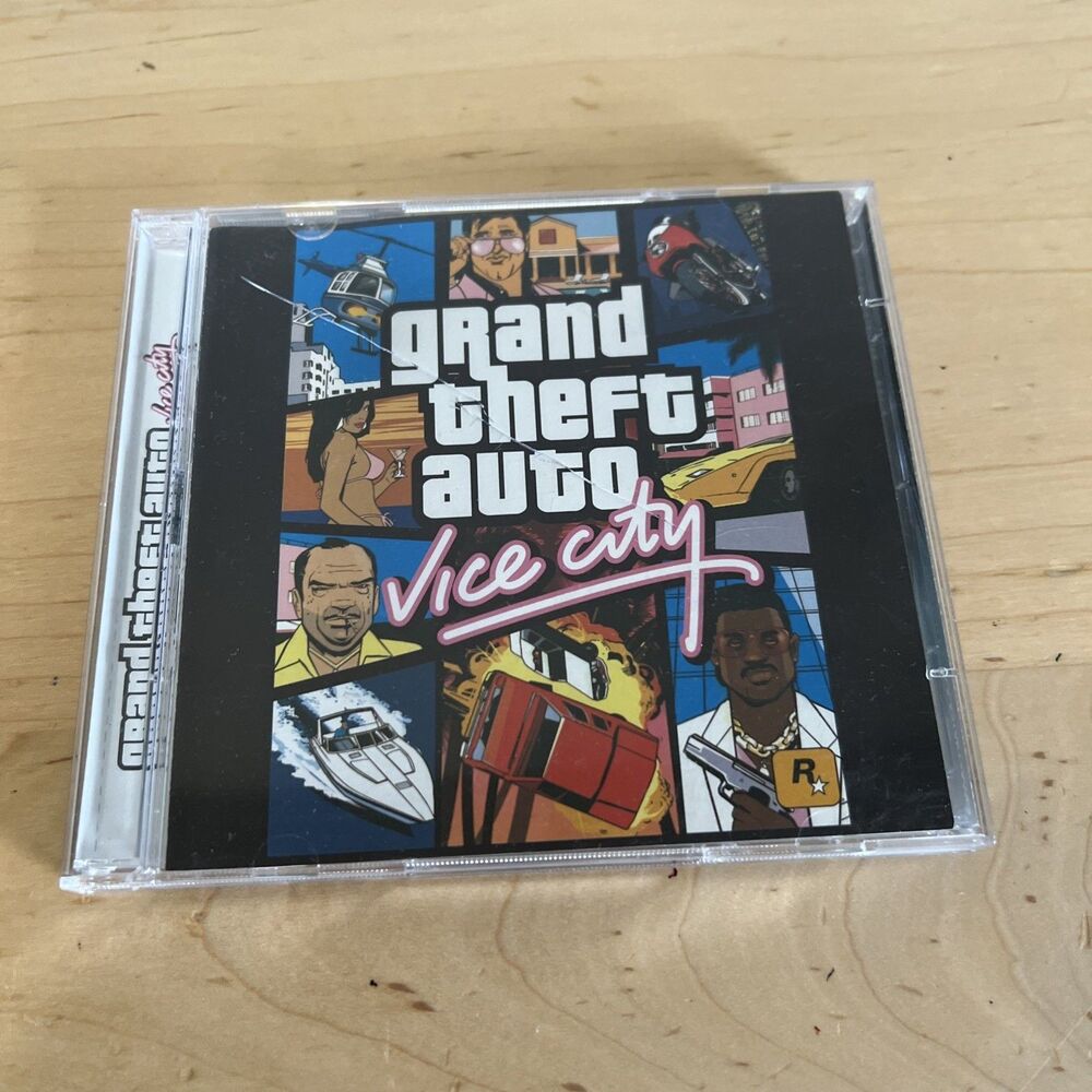 Grand Theft Auto: Vice City Jewel Case (PC, 2004)